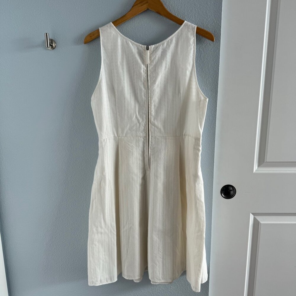 Armani Collezioni fit and flare knee length dress